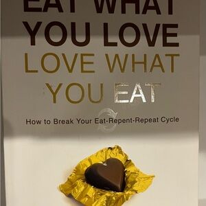 Eat What You Love Book with Heart Chocolate